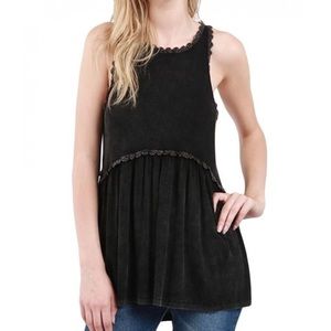 BABYDOLL RACERBACK SLEEVELESS TUNIC